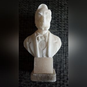 Sophisticated White Bust Sculpture